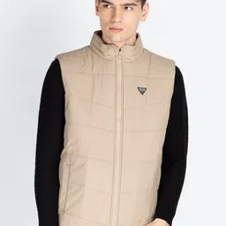 Status Quo Men Mock Collar Solid Casual Padded Jacket-picture-26