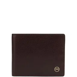 Da Milano Men Brand Logo Textured Leather Two Fold Wallet-image-64