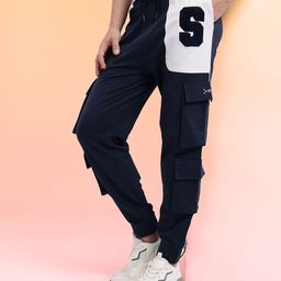 HRX by Hrithik Roshan Men Applique Cargo Joggers-picture-41
