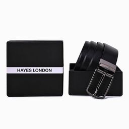 Hayes London Men Leather Reversible Formal Belt-image-4