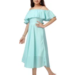 BAESD Off-Shoulder A-Line Midi Dress-image-88