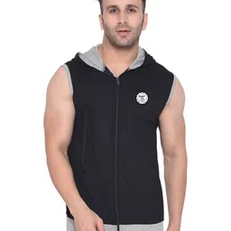 Blisstone Men Hooded Cotton Sporty Jacket-picture-11