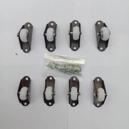 1'' fix PC White-Wheels 8 small Roller Castors Single Wheel height 30 mm, Single Unit Measuring Wheel-23