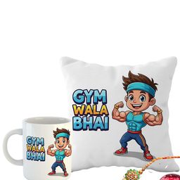ARTBUG 3-Pcs Rakhi Mug & Cushion-image-71