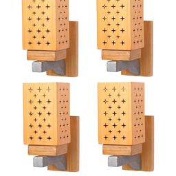 SOMIL Cream Glass Cylinder Printed Wall Lamps-image-98