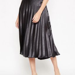 OTABU A-Line Pleated Midi Skirts-image-13