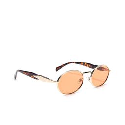 Voyage Oval Sunglasses for Men & Women (Orange Lens| Golden Frame - MG6890)-29