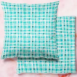 ArtzFolio Multicoloured Set of 2 Velvet Square Cushion Covers-image-71