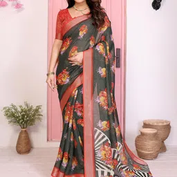 Moda Rapido Floral Printed Saree-picture-27