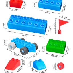 Babyhug Building Blocks Set Multicolour - 150 Pieces image 3