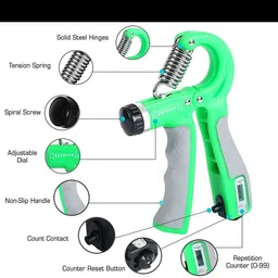 STRAUSS Set Of 2 Adjustable Hand Grip With Smart Counter image 3