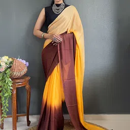 DIVASTRI Pure Crepe Jamdani Saree-image-9