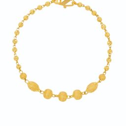 BHIMA Jewels 22K BIS Hallmark 916 Purity Bouncy Ball Bliss Gold Chain Bracelet-image-44
