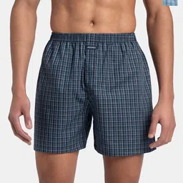 Jockey Men Checked Technology Shorts-image-46