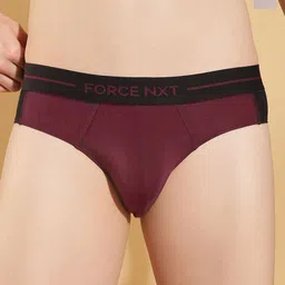 Force NXT Men Pack Of 2 Cotton Basic Briefs MNFS-12-COL-51-PO2-Assorted-12