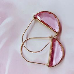 Just Lil Things Contemporary Shaped Hoop Earrings-image-3
