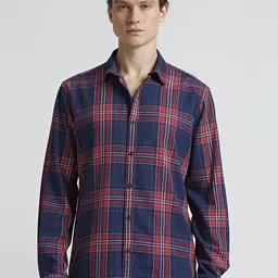 Pepe Jeans Men Tartan Checks Opaque Checked Casual Shirt-image-99