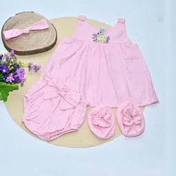 ArthLife Girls Blue Baby Apparel Gift Set-44