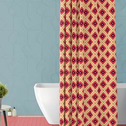 ArtzFolio Single Piece Waterproof Polyester Shower Curtain-image-34
