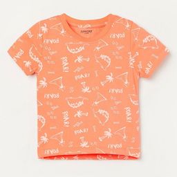 Juniors by Lifestyle Boys Conversational Printed Round Neck Cotton T-shirt-picture-27