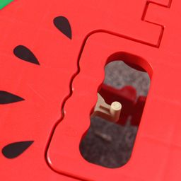 fab n funky Folding Stool Watermelon Design - Red image 4