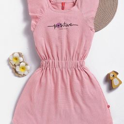 Here&Now X Game Begins Striped Fit & Flare Dress-picture-17