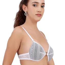 SELFCARE Abstract Bra Half Coverage Lightly Padded image 3
