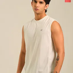 EAZY Pack Of 2 Round Neck Dry-Fit Tank Vests EZ_QDRN_WHITE_CORAL_S-picture-36