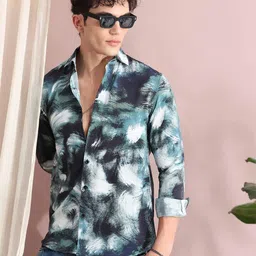 HOUSE OF MAHNOTS Men Classic Opaque Printed Casual Shirt-image-126