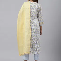 Anouk Rustic Women Ethnic Motifs Printed Kurta with Trousers & Dupatta image 3