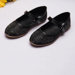 BOYZ N GALZ Girls Embellished Party Mules Flats-32