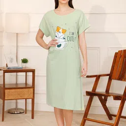 Mushy Mod Printed Nightdress-image-19