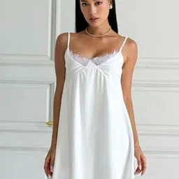 LULU & SKY Shoulder Straps Mini Nightdress-picture-56