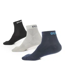 OLWEN Men Pack Of 3 Ankle-Length Socks-image-26