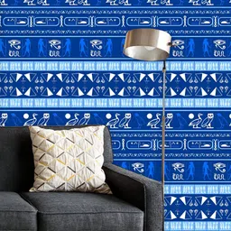 ArtzFolio Printed UV-Resistant Anti-Bacterial Hieroglyphic Egyptian Language Symbols Peel & Stick Wallpaper-image-52
