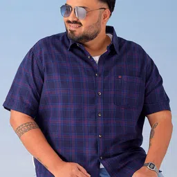 HARDSODA Men Opaque Checked Casual Shirt-image-58