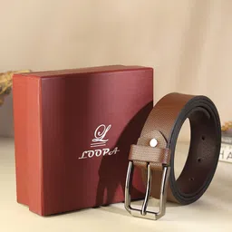 LOOPA Men Textured Leather Formal Belt-picture-22