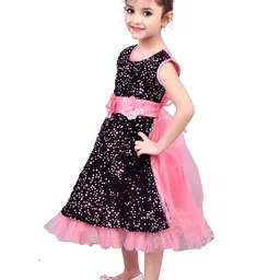 BAESD Print Net Fit & Flare Dress image 3