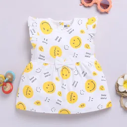 YK X Tinyo Girls Conversational Printed Fit & Flare Dress-picture-31