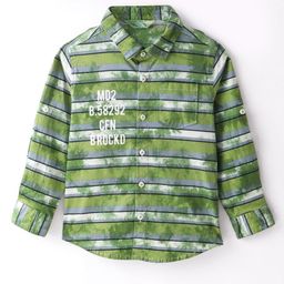 Infinity Boys Tailored Fit Multi Stripes Opaque Striped Casual Shirt-image-79