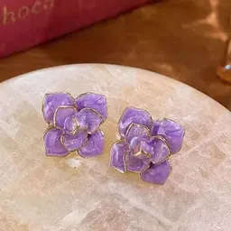 AGARWALPRODUCT Floral Stud Earrings-13