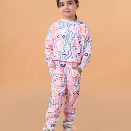 BEBE UNICORN Kids Printed Long Sleeves Sweatshirt With Joggers-14