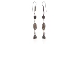 Shrim jewels Labradorite Beads & Floral Motif Floral Shaped Drop Earrings-picture-10