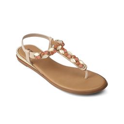 PEPPER Women Embellished Ethnic T-Strap Flats-49