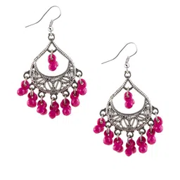 Creative Frogs Set Of 2 Silver-Plated Teardrop Shaped Drop Earrings image 3