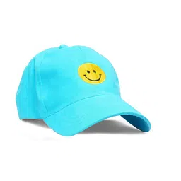 Infispace Men Embroidered Pure Cotton Smiley Summer Cap-90