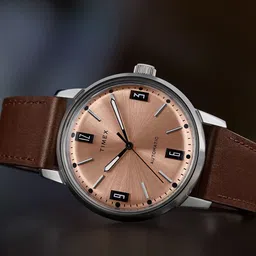 Timex Marlin Men Dial & Leather Straps Analogue Chronograph Motion Powered Watch TWEG26701-50