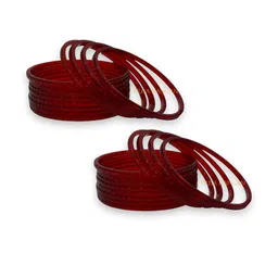 PRIYA KANGAN Red Alloy Bangle-image-24