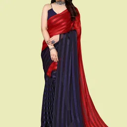 Moda Rapido Striped Satin Ready to Wear Saree-picture-24