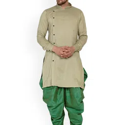 VEERA PARIDHAAN Men Regular Kurta with Patiala-image-3